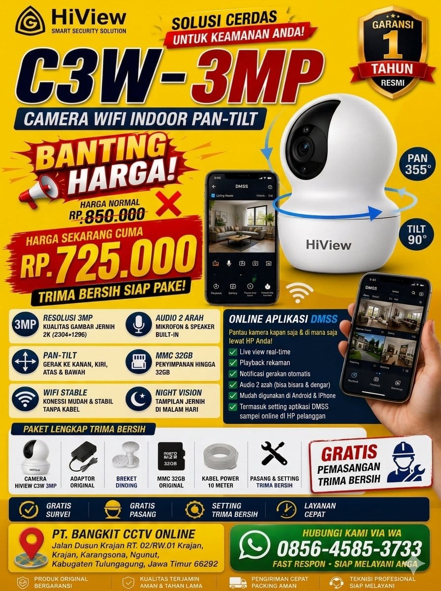PROMO HIVIEW  3MP  - Promo Bangkit CCTV